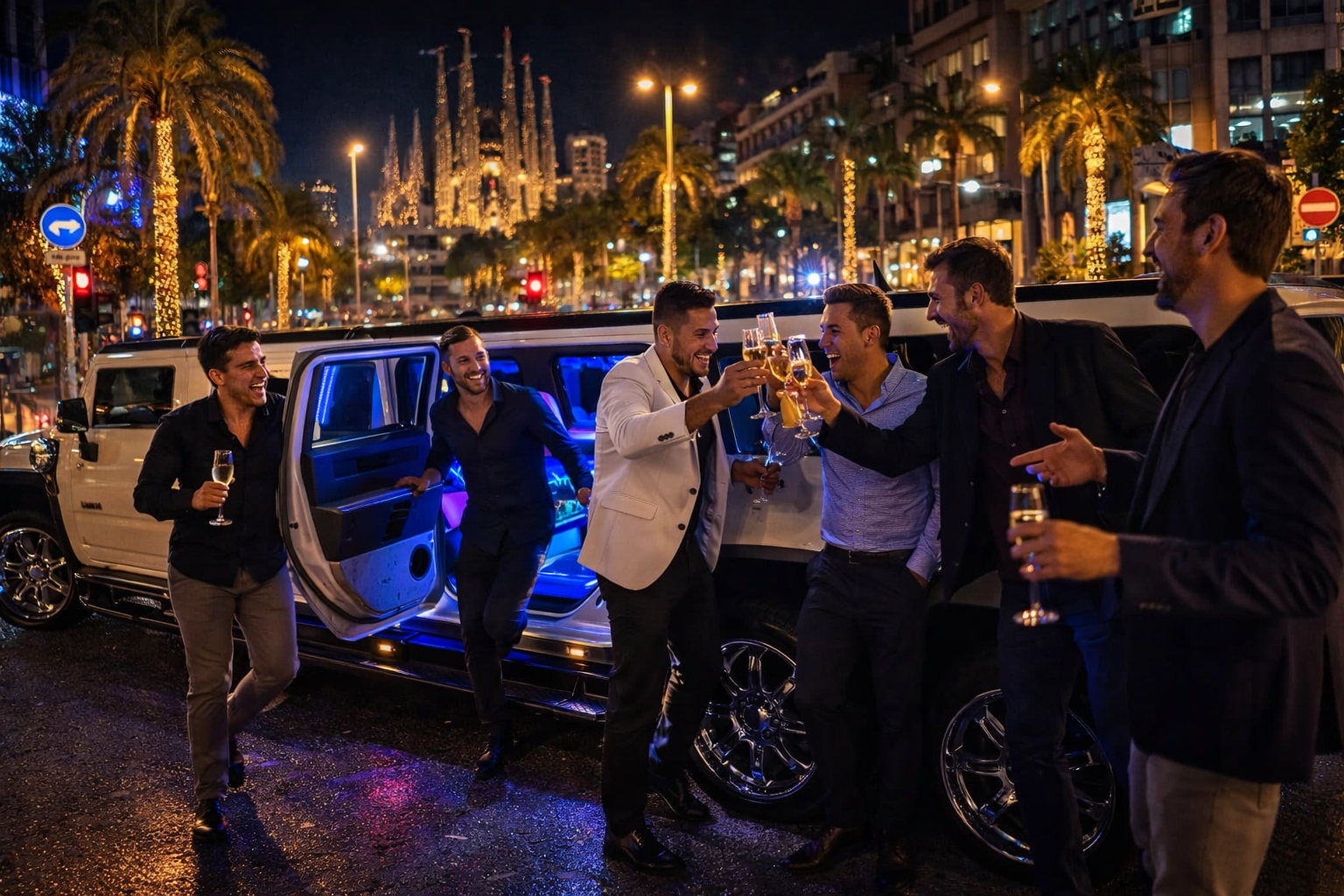 White Hummer | Bachelor Party | BCNStripclub